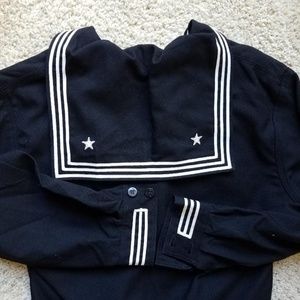Vintage Sailor Middy Shirt